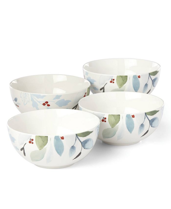 Lenox Frosted Pines Appetizer Bowls, Set of 4 Macy's