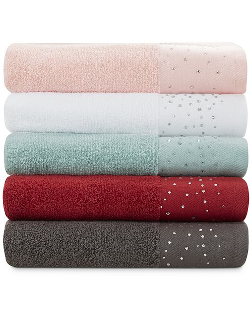 Urban Habitat Closeout Rhinestone Starburst Bath Towel Collection Reviews Bath Towels Bed Bath Macy S