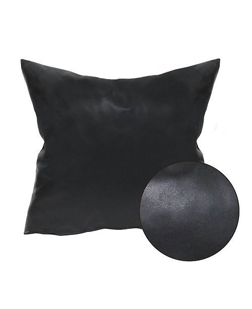 Stratton Home Decor Stratton Home Decor Faux Leather Design Pillow