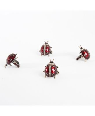 Ladybug Napkin Ring, Set of 4
