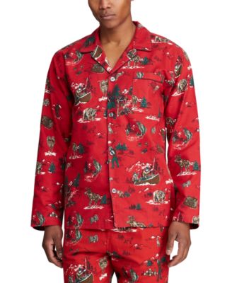 polo flannel pajamas