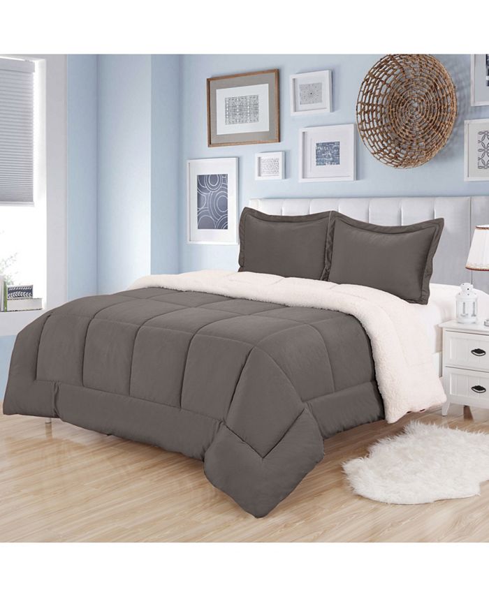 Macys sherpa sale comforter