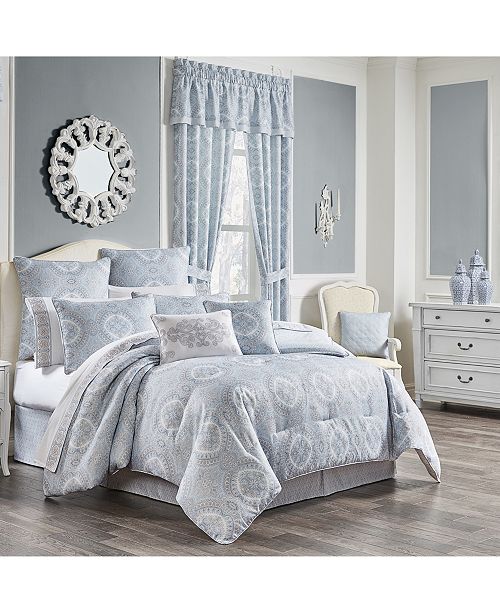 Royal Court Claremont Blue King 4pc Comforter Set Reviews