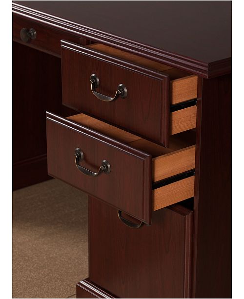 Kathy Ireland Home By Bush Furniture Bennington Manager S Desk