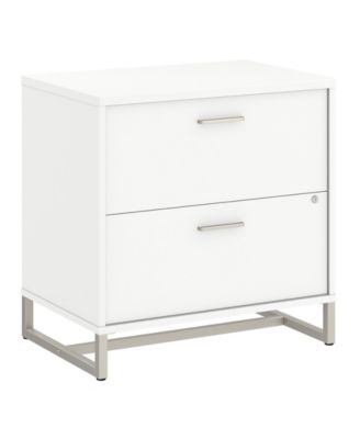 Kathy Ireland Office by Bush Furniture - Office by kathy ireland&reg; Method Lateral File Cabinet in White - Assembled