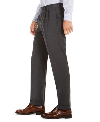 Ralph lauren men's double pleated wool dress pants clearance