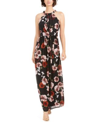 womens halter maxi dress