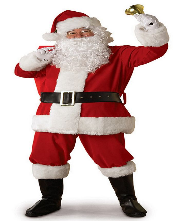 Big man sales santa suit