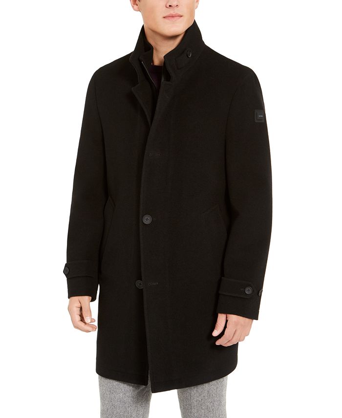 Calvin Klein Men's Slim-Fit Heated Overcoat & Reviews - Coats & Jackets -  Men - Macy's