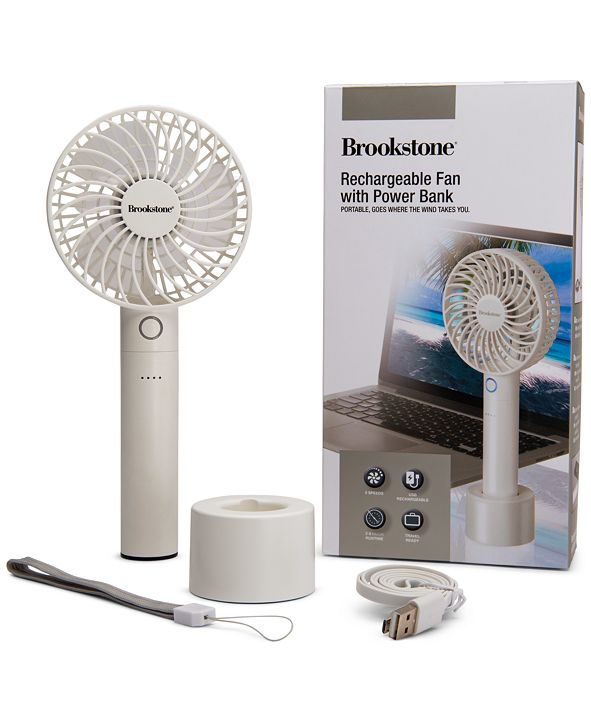 Brookstone Mini Rechargeable Fan & Power Bank & Reviews Heaters