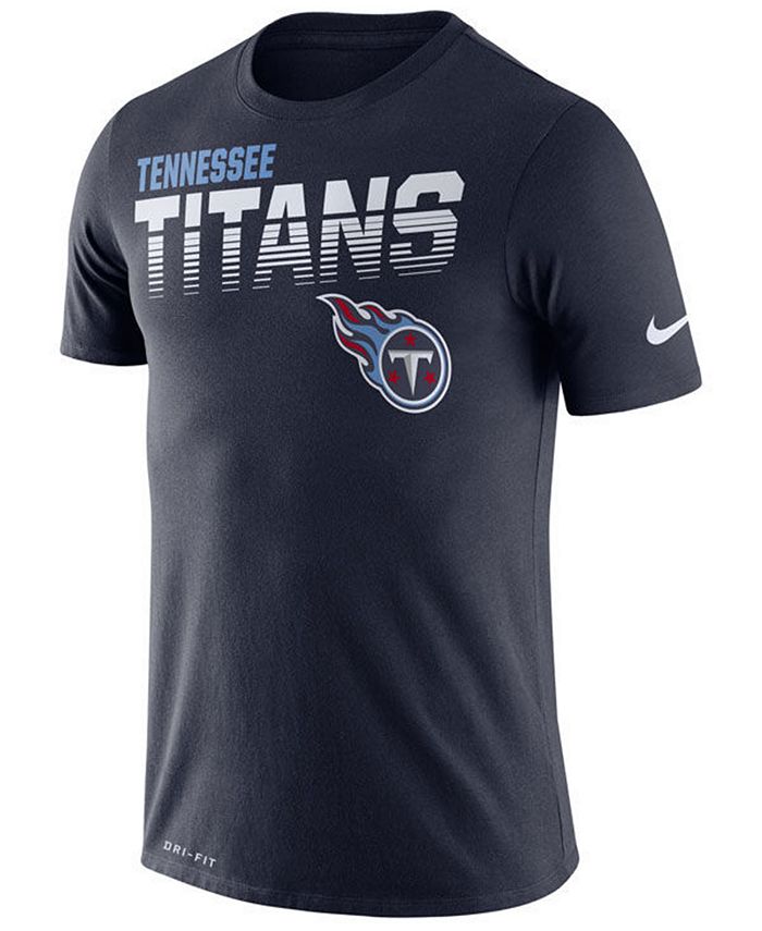 Nike Men's Tennessee Titans Sideline Legend Line of Scrimmage T-Shirt ...