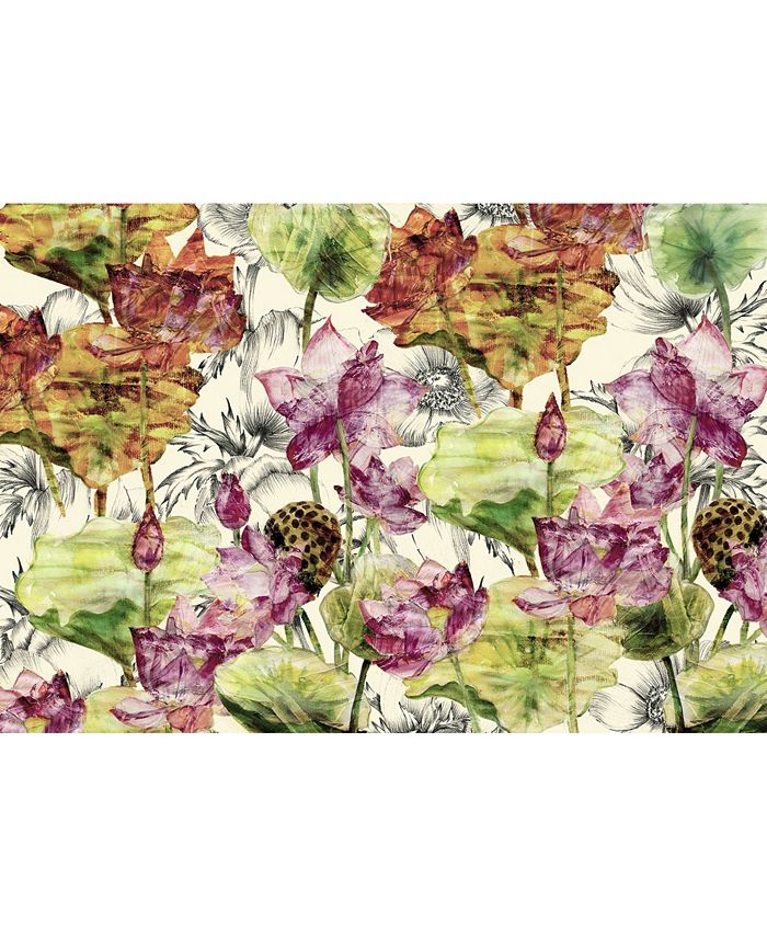 Komar Lotus Wall Mural, 145" x 96" Macy's