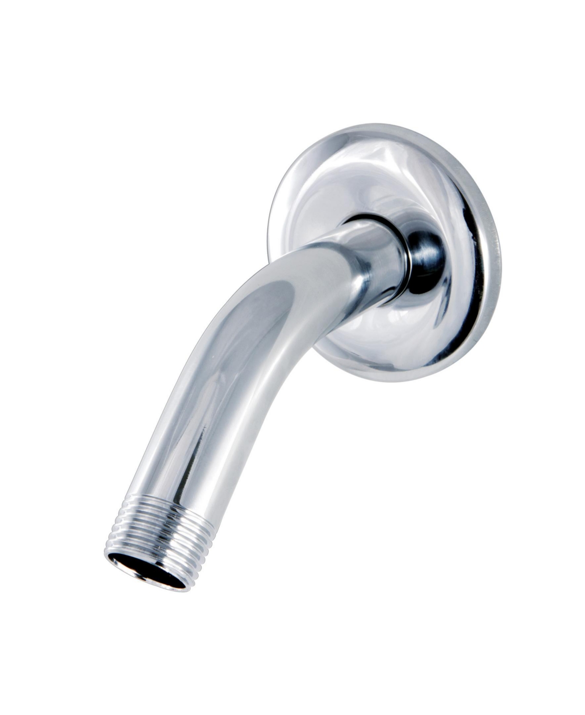 Kingston Brass 6-Inch Shower Arm with Flange in Polished Chrome Bedding