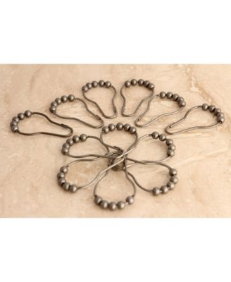 Roller Ball Shower Curtain Rings 12Pcs/Set