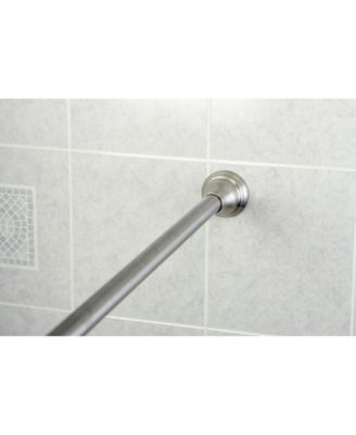  Decorative Flange 72-inch Tension Shower Rod