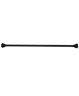 Kingston Brass - 72-inch Tension Shower Rod with Decorative Flange in Oil Rubbed Bronze
