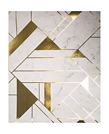 20.5" x 369" Gulliver Marble Geometric Wallpaper