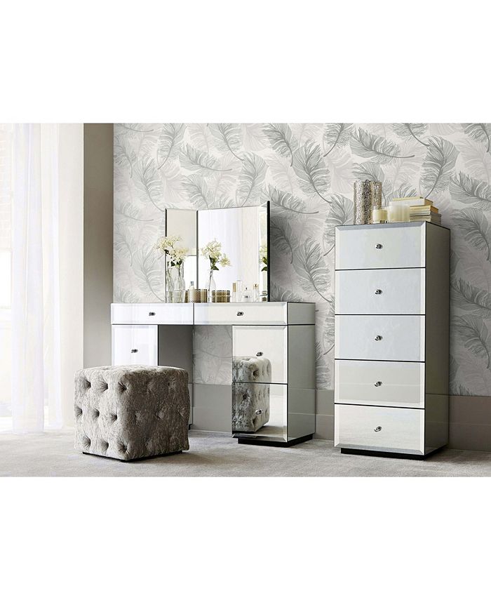 Advantage 20.5" x 369" Clemente Light Foil Feather Wallpaper Macy's