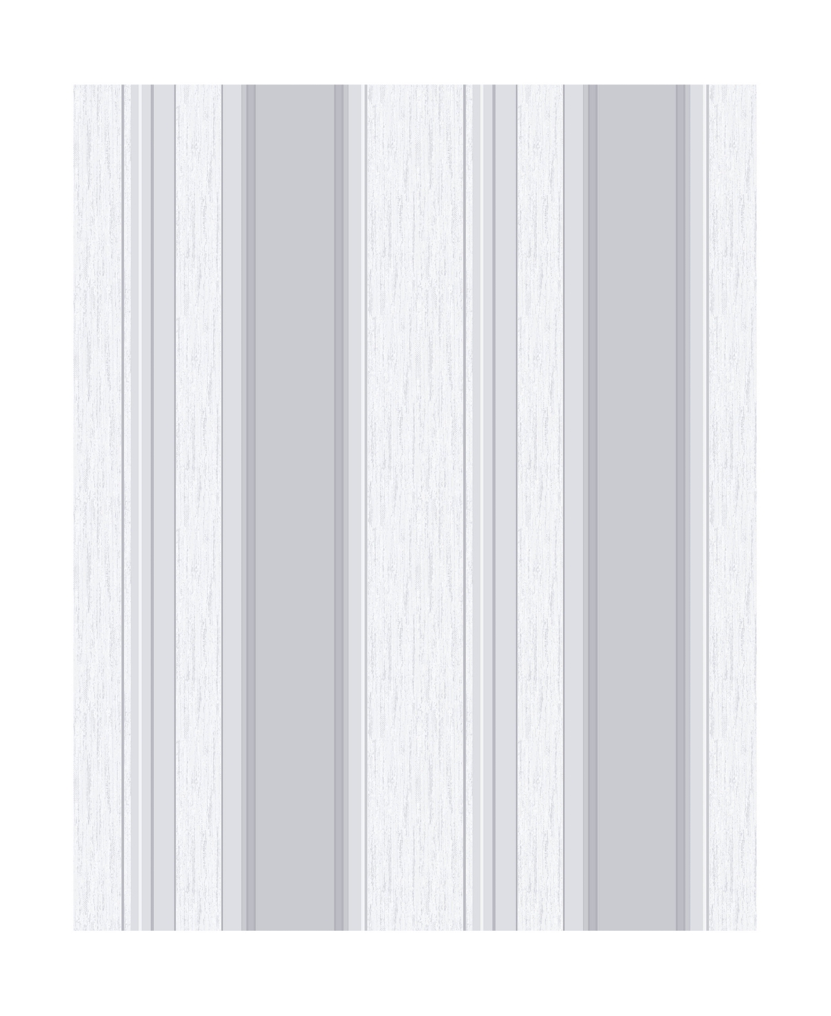 Advantage 20.5" X 369" Mirabelle Stripe Wallpaper In Silver