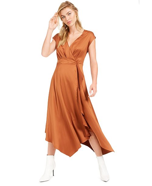 Bar Iii Becca Tilley X Handkerchief Hem Dress Created For Macy S