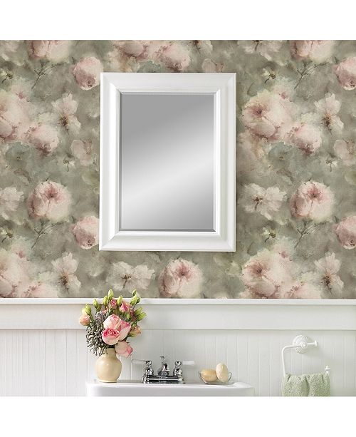 Advantage 20 X 369 Innocent Light Watercolor Floral Wallpaper Reviews All Wall Decor Home Decor Macy S