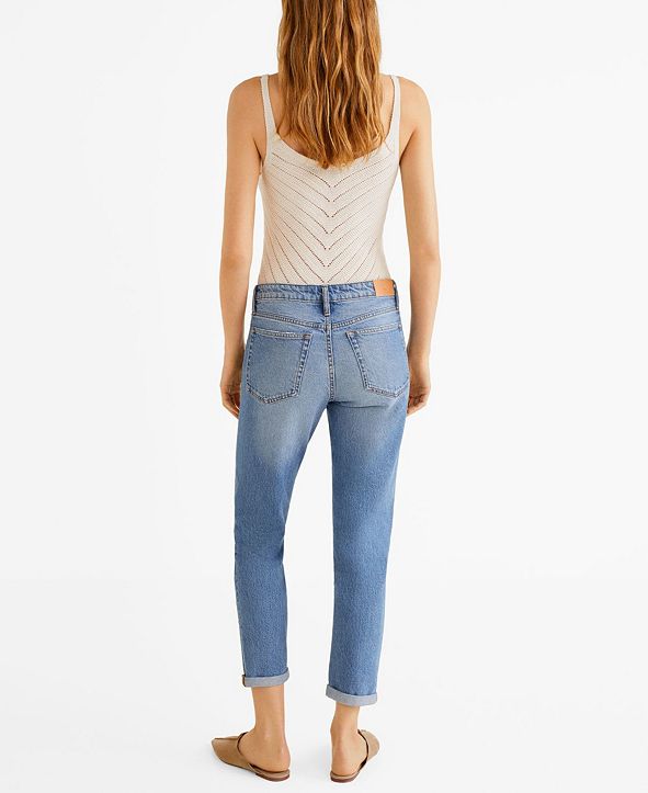 MANGO Ripped Relax Jeans & Reviews - Women - Macy's