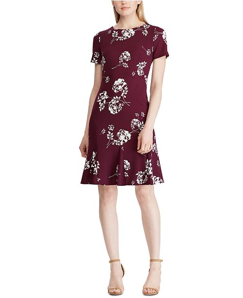 Lauren Ralph Lauren Floral Print Jersey Dress Reviews Dresses