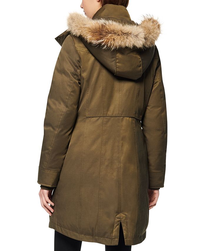 Andrew Marc FurTrim Hooded Down Parka Coat Macy's