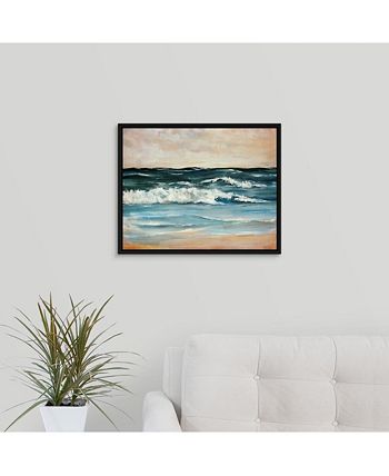 GreatBigCanvas - 20 in. x 16 in. "Ocean Light II" by  Sydney Edmunds Canvas Wall Art
