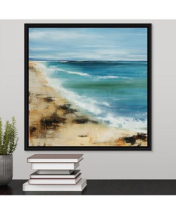 GreatBigCanvas - 16 in. x 16 in. "Coastal Breeze" by  Sydney Edmunds Canvas Wall Art