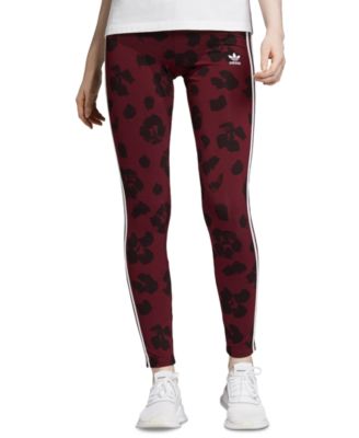 maroon adidas leggings