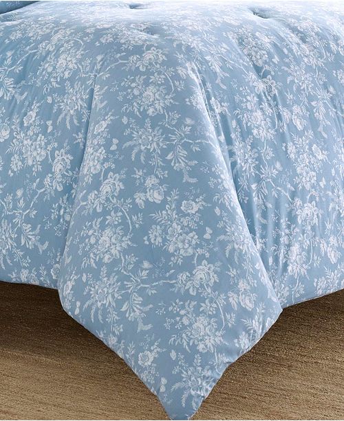 Laura Ashley Walled Garden Twin Comforter Set & Reviews Comforters