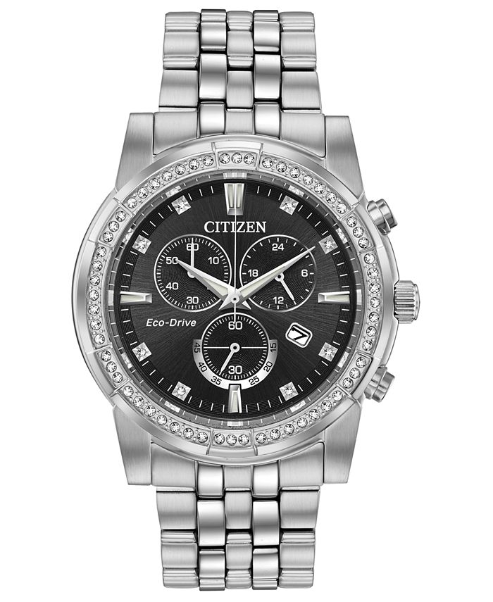 Citizen - Men's Chronograph Corso Stainless Steel Bracelet Watch 42mm