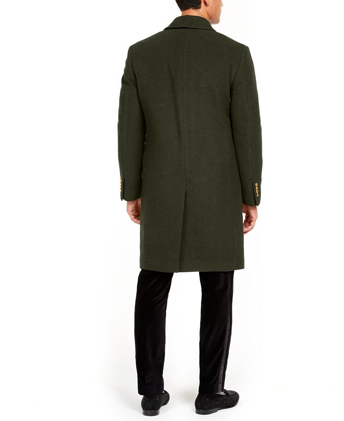 Tallia Orange Men's Slim-Fit Solid Overcoat - Macy's
