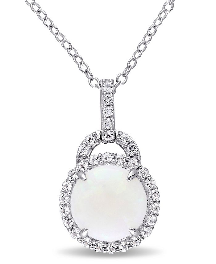 Opal store necklace macys