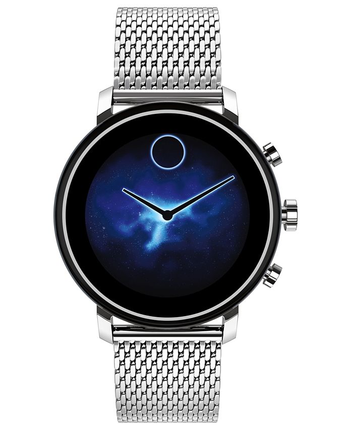 Movado Connect 2.0 Stainless Steel Mesh Bracelet Touchscreen Smart