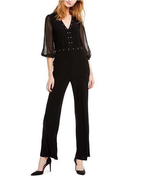 INC International Concepts INC Studded Jumpsuit, Created For Macy's