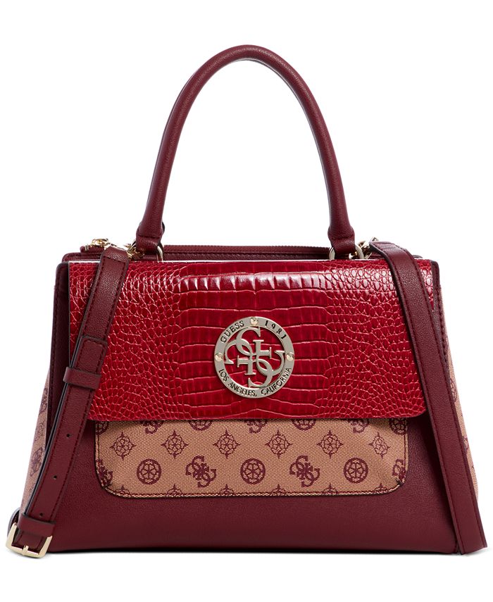 GUESS Magnolia Society Satchel & Reviews - Handbags & Accessories - Macy's