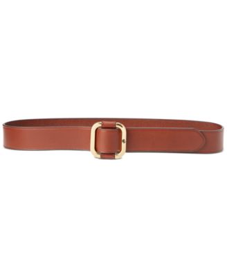 Lauren Ralph Lauren - Leather Slide-Buckle Belt