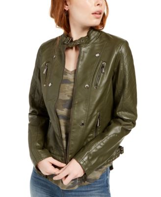 macys junior leather jacket