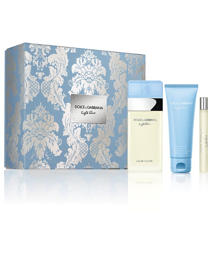 Dolce & DOLCE&GABBANA 3-Pc. Light Blue Gift Set & Reviews Perfume - Beauty - Macy's