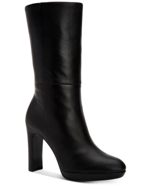 UPC 192675902359 product image for Calvin Klein Women's Pebbles Mid-Shaft Boots Women's Shoes | upcitemdb.com