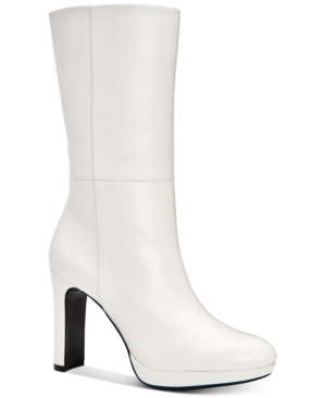 UPC 192675902175 product image for Calvin Klein Women's Pebbles Mid-Shaft Boots Women's Shoes | upcitemdb.com