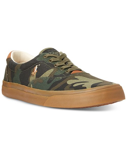 Polo Ralph Lauren Men S Thorton Camo Canvas Shoes Reviews