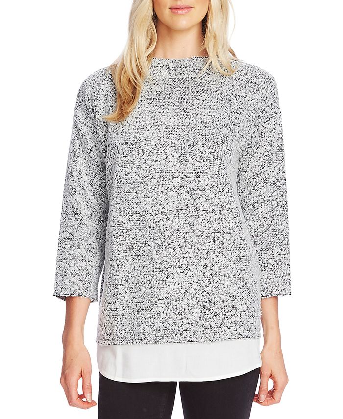 Vince Camuto Layered-Look Top & Reviews - Tops - Women - Macy's
