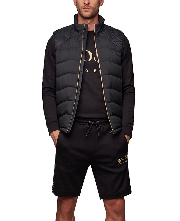 Gilet Hugo Boss : HUGO BOSS Gilet zippe en laine marine - 50298475 , Gilet ... : Explore the latest selection of boss hugo boss waistcoats & gilets today.