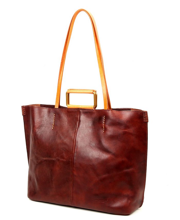 OLD TREND High Hill Leather Tote Bag & Reviews - Handbags & Accessories ...