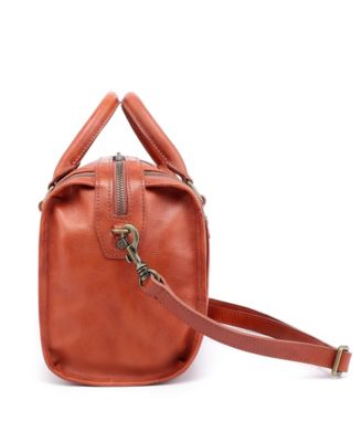 Mini Trunk Leather Top Handle Crossbody Bag