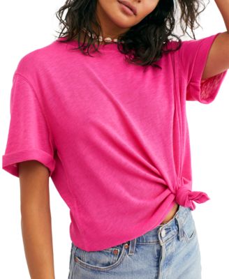 Free People - Cassidy Cuffed-Sleeve T-Shirt
