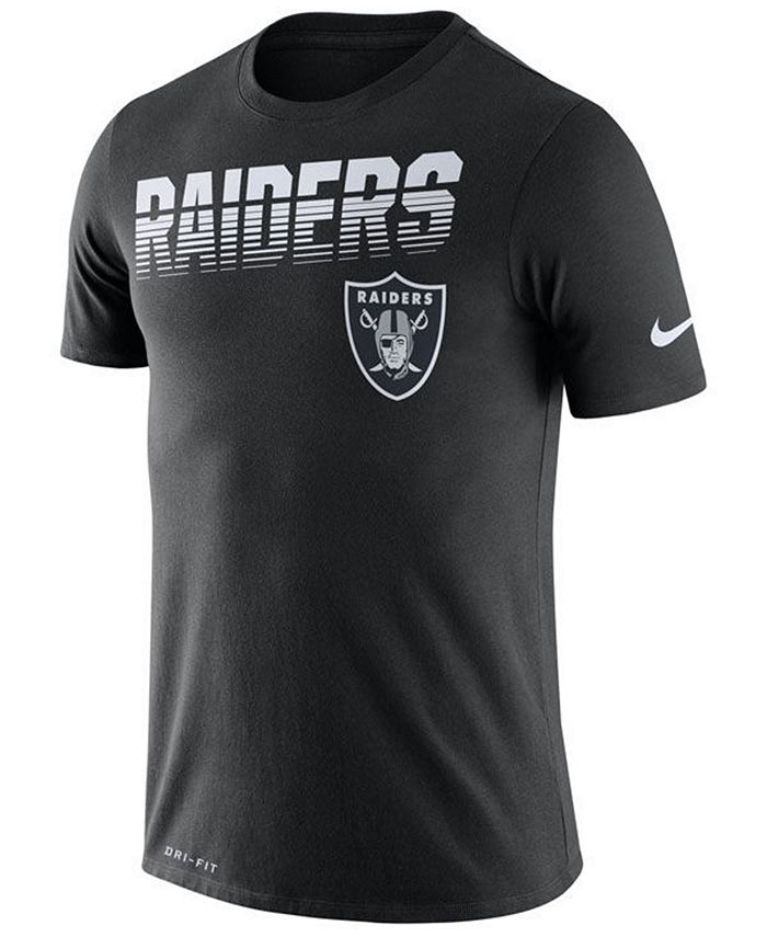 Nike Men's Oakland Raiders Sideline Legend Line of Scrimmage T-Shirt ...